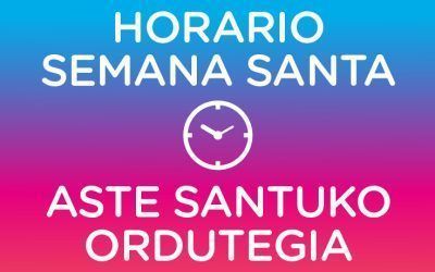 Aste Santuko ordutegia
