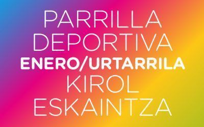 Kirol eskaintzaren programazioa. Urtarrila
